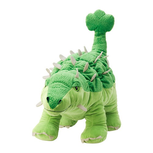 JATTELIK Boneka 55 cm dinosaurus dinosaur ankylosaurus