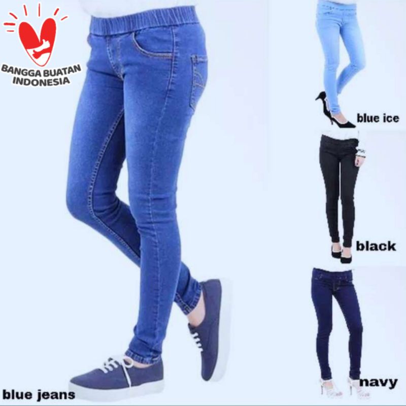 CELANA JEANS WANITA LEGGING KOLOR