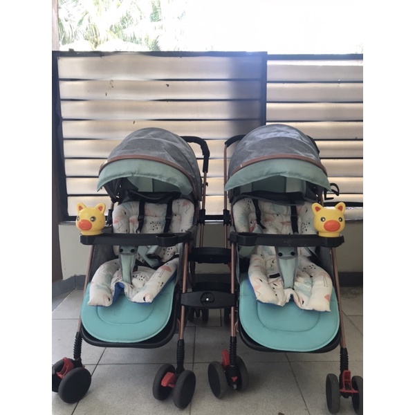 Preloved stroller bayi anak kembar twin stroller