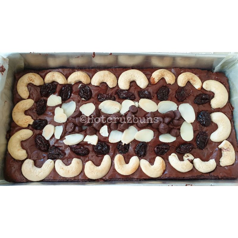 

Espresso Fudgy Brownies (medium) || Fudgy Brownies || Brownies Kopi || Brownies topping || premium