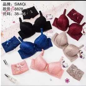 SIMIQI SET BRA CELANA DALAM 8828 | SETELAN DALAMAN SIZE 38.40.42.44