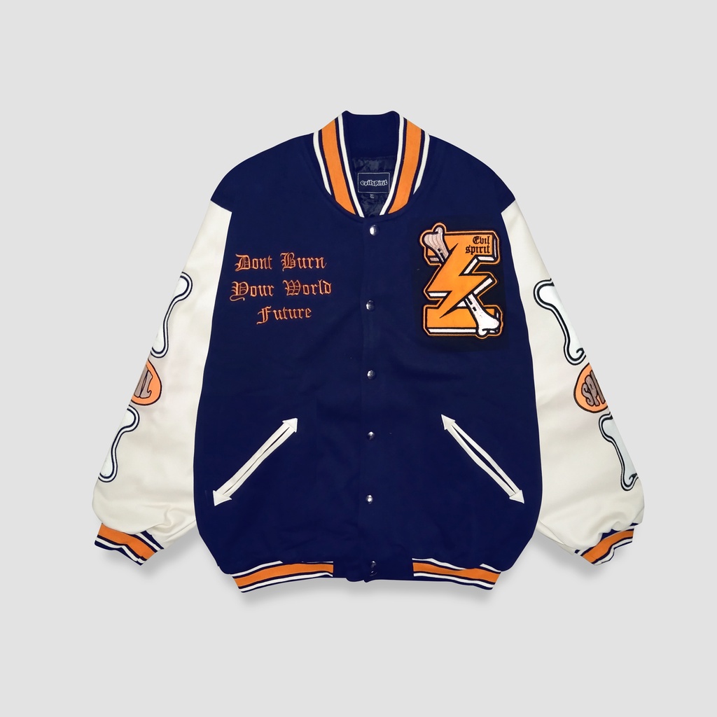 EVILSPIRIT VARSITY JACKET - VARSITY CLIMATE