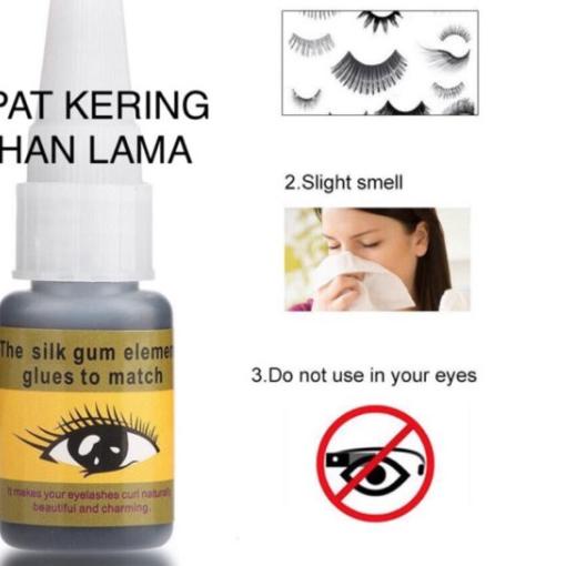 ♠ SILKGUM Silk Gum Yellow black Eyelash Extension Glue Lem Bulu Mata Star Color / lem bulu ★