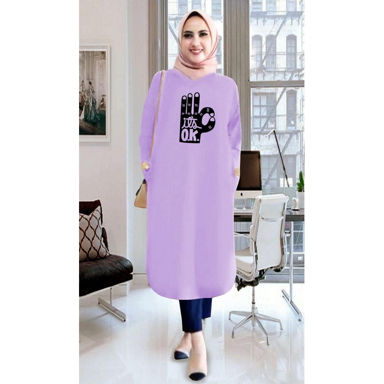 Tunik wanita / tunik murah / tunik kekinian / tunik panjang / tunik import / tunik jumbo