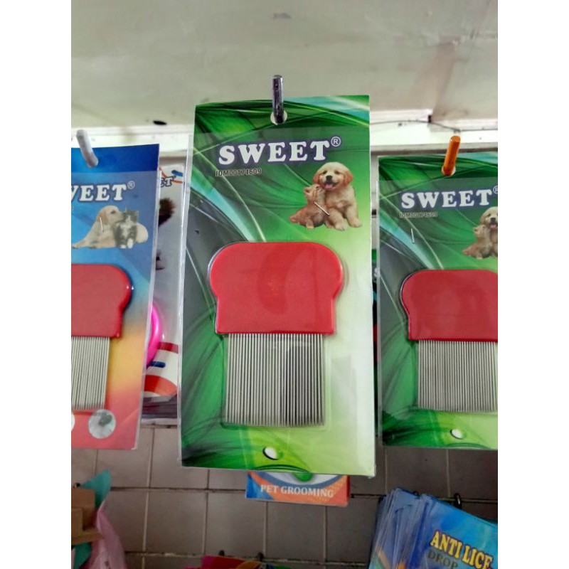 Sisir Kutu/Sisir Serit Kutu Kucing Sweet Murah