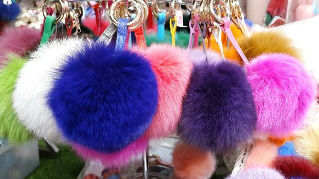 Fox furball 12cm Bagcharm