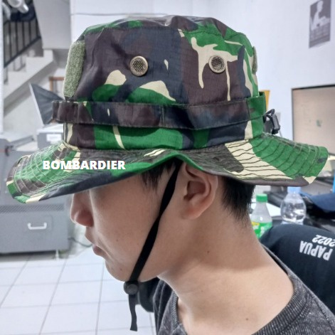 TERBARU!!! TOPI RIMBA PARASUT LIPAT / TOPI RIMBA LORENG MALVINAS BAHAN PARASUT
