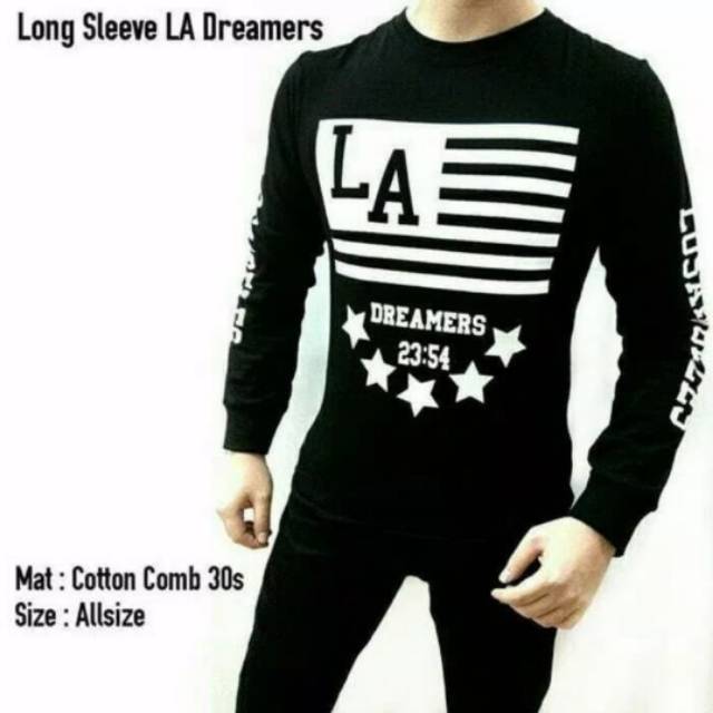 Kaos pria printing motif koran distro NYC New york city