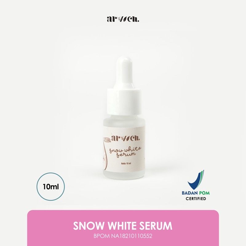KEMASAN TERBARU ARVVEN SERUM BRIGHTENING SERUM ARVVEN / SERUM WAJAH FLEK / SENSITIF