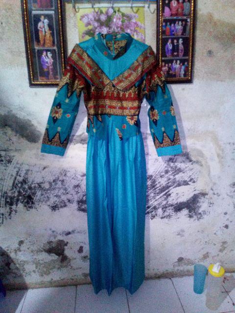 Wou Batik Jasmine Family Maura Couple - Sania Ruffle Batik Couple Ori Ndoro Jowi Dnt Garansi - Kg006