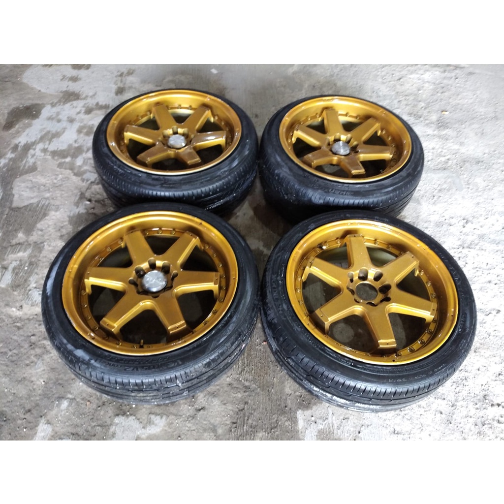 velg pelek mobil racing te37 ring 17+ban 205/45/r17 hankook