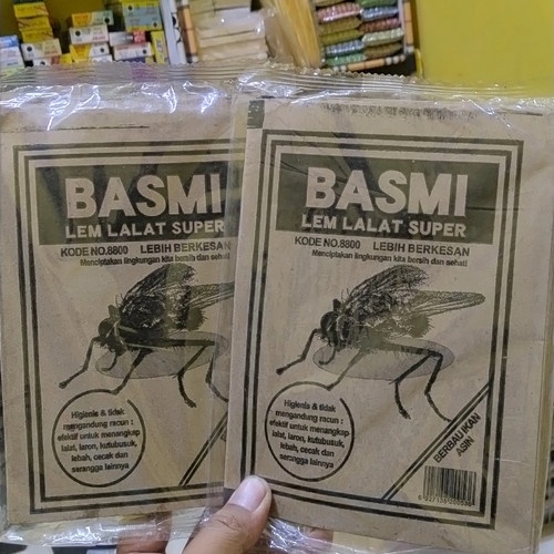 Lem lalat basmi sangat ampuh dan ekonomis per 1 lembar