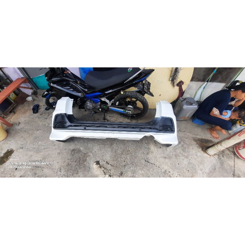 bemper belakang mobilio rs
