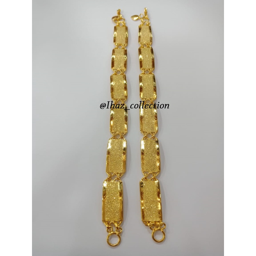 Gelang khas aceh 8-10 mayam lapis mas penang