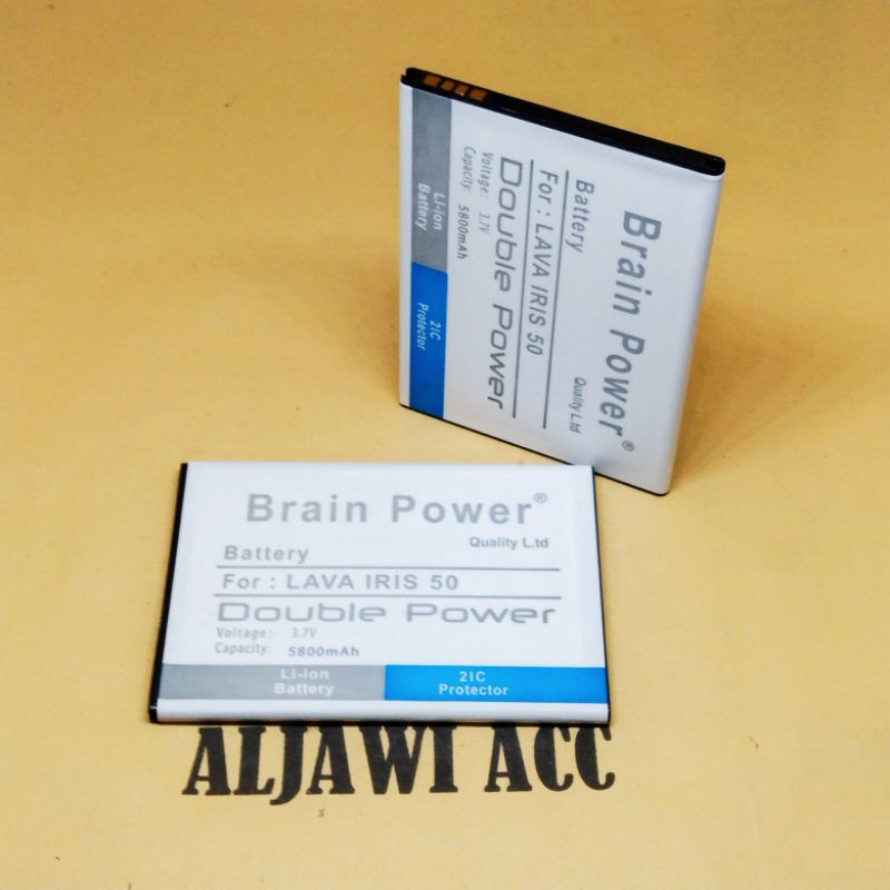 Batre Battery Baterai Lava Iris 50 LBI12000025 lava iris 50 Double Power Battery