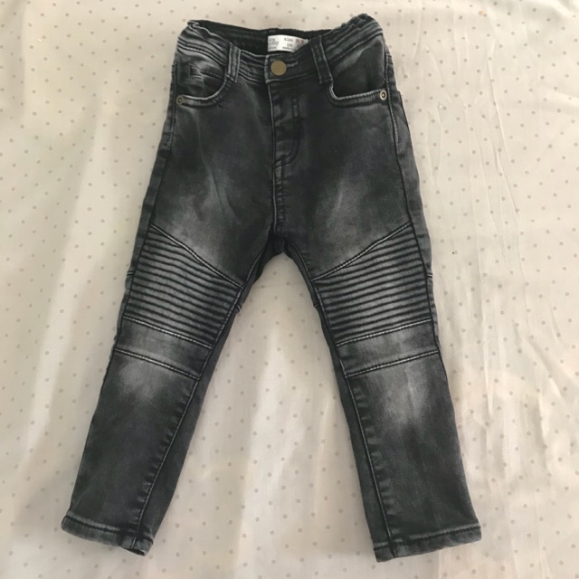 Zara Biker Jeans Mom Dian