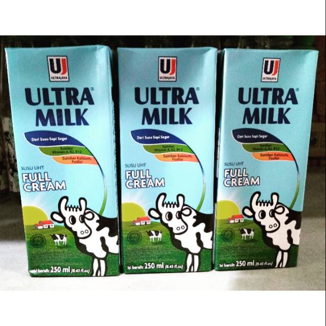 

SUSU ULTRA MILK UHT FULL CREAM 250ML