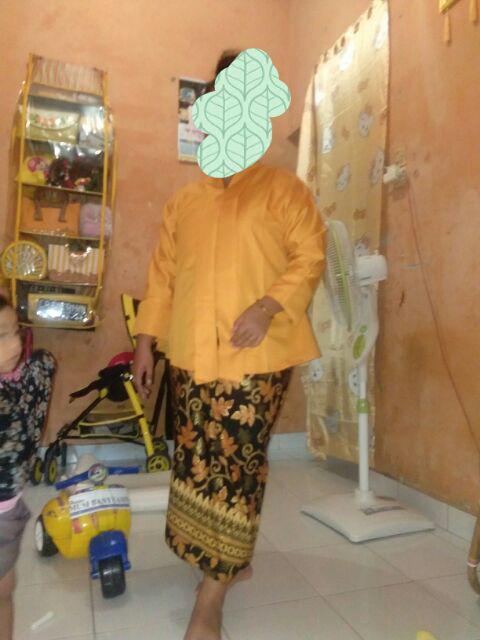 (cod) Setelan Kebaya Kutu Baru Floy Gold Terlaris