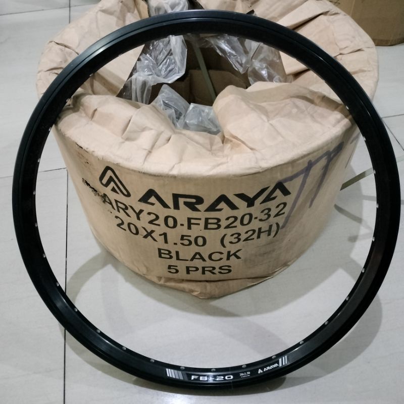 Velg Sepeda Rims Araya Double Wall 20 X 1.50 murni 406 FB 20 Hole 32 hole Discbrake