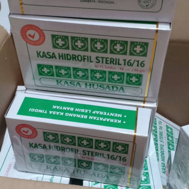  Kasa  Husada  Hidrofil  Steril 16 16 exp 2022 Shopee Indonesia