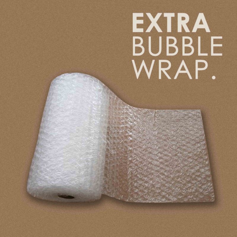 

Extra bubble wrap (LUAR PULAU JAWA - WAJIB)