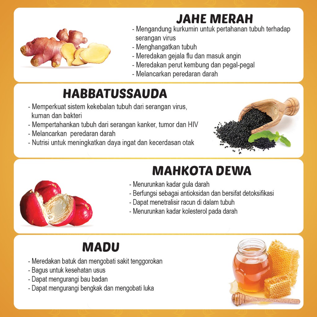 AMH | Jahe Merah Herbal Super Box 6 Sachet | Minuman Tradisional