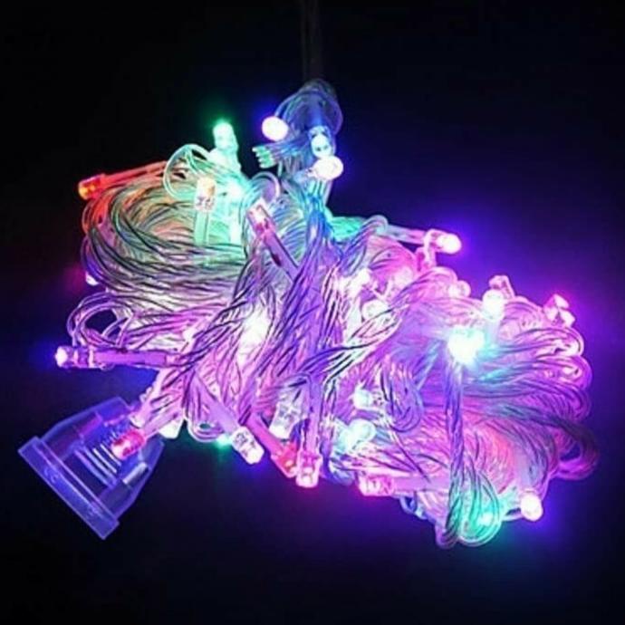 <<<<<] Lampu Natal Hias LED Tumblr 7 Warna Rainbow