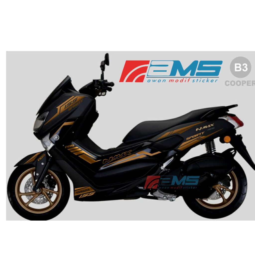 Sticker Nmax Warna Cooper Sporty Kode B