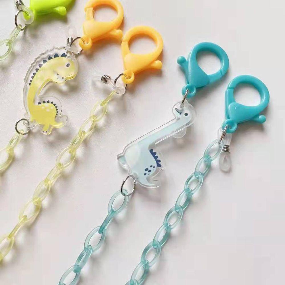 R-flower Glasses Chain Candy Color Rantai Kalung Akrilik Dinosaurus Anti Hilang