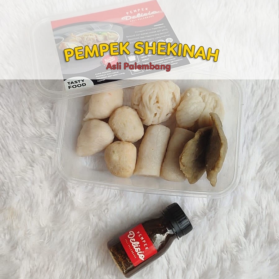 

Pempek Asli Palembang Pempek Shekinah frozen campur isi 10