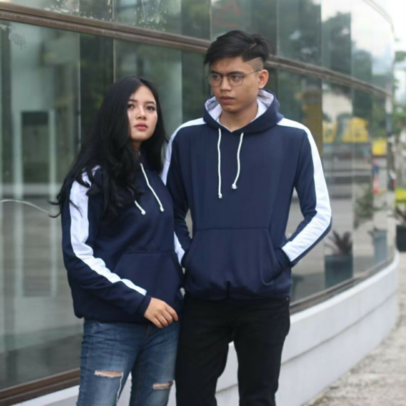 Jaket Couple Pria Wanita Modis Terbaru / Hoodie Couple Pasangan / Sweater Hoodie Couple Terbaru-No7
