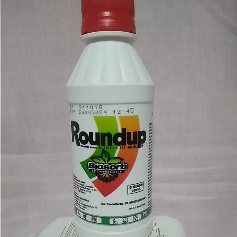 herbisida roundup 200 mili rondap ronup pembasmi rumput sampai akar