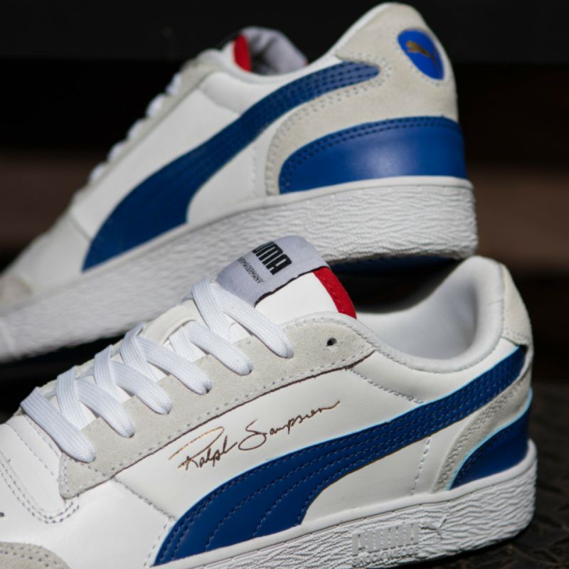 PUMA RALPHSAMPSON WHITE BLUE ORIGINAL 100% - SEPATU PUMA ORIGINAL  - SEPATU PUMA PRIA
