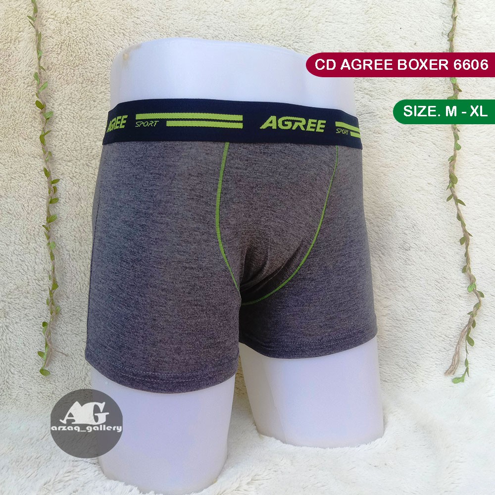 [ 2  pcs ] BOXER AGREE | CELANA DALAM AGREE | CD AGREE |6606