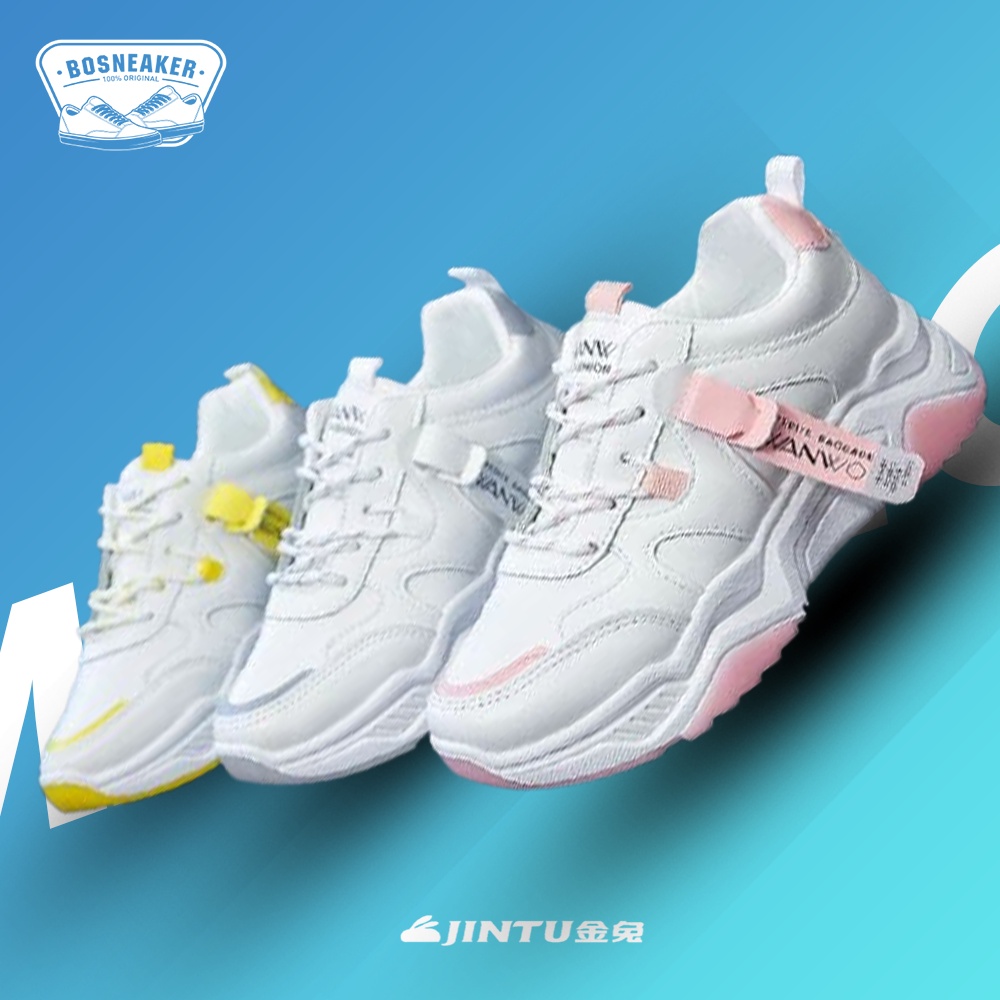 Sepatu Wanita Korea Import Sneakers Original Cewek Keren Murah COD JINTU - 700