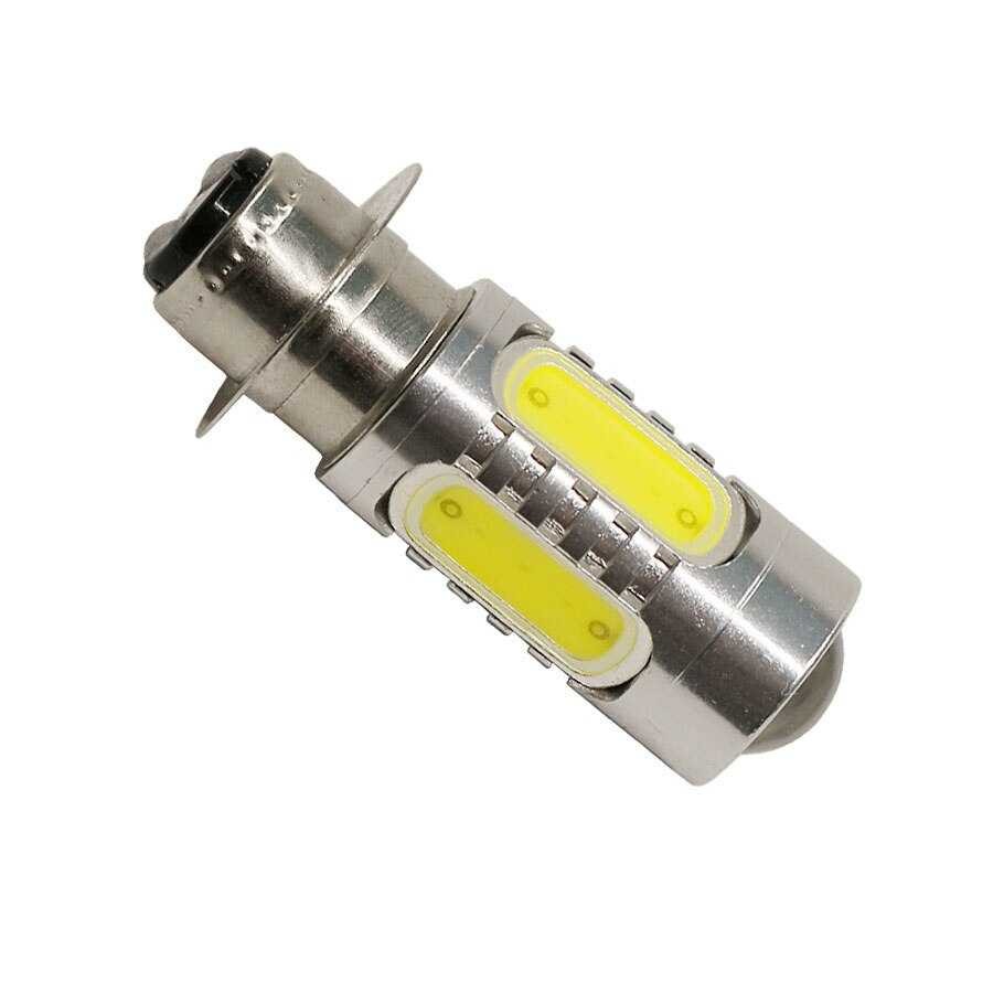 Bergaransi ! YCCPAUTO Lampu Motor Headlight LED H6M PX15D 7.5W 12V 6500K