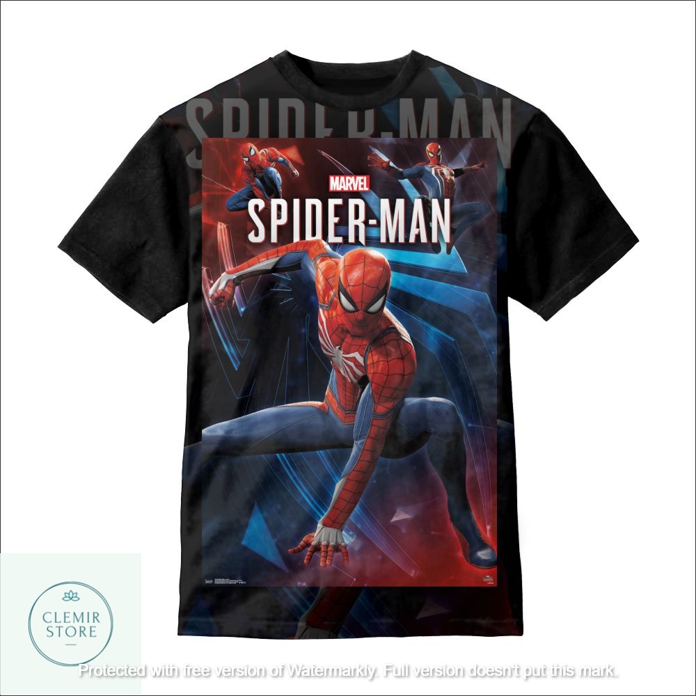 Kaos 3D Anak | Baju Printing - Baju Spiderman (Marvel Spiderman) Untuk Usia 1-12 Tahun