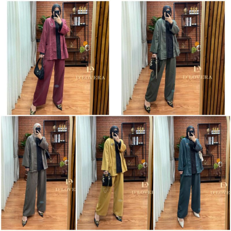 KIRAN SET (3 pcs) by D'LOVERA_OneSet ( Kekinian Terlaris Termurah Bestseller