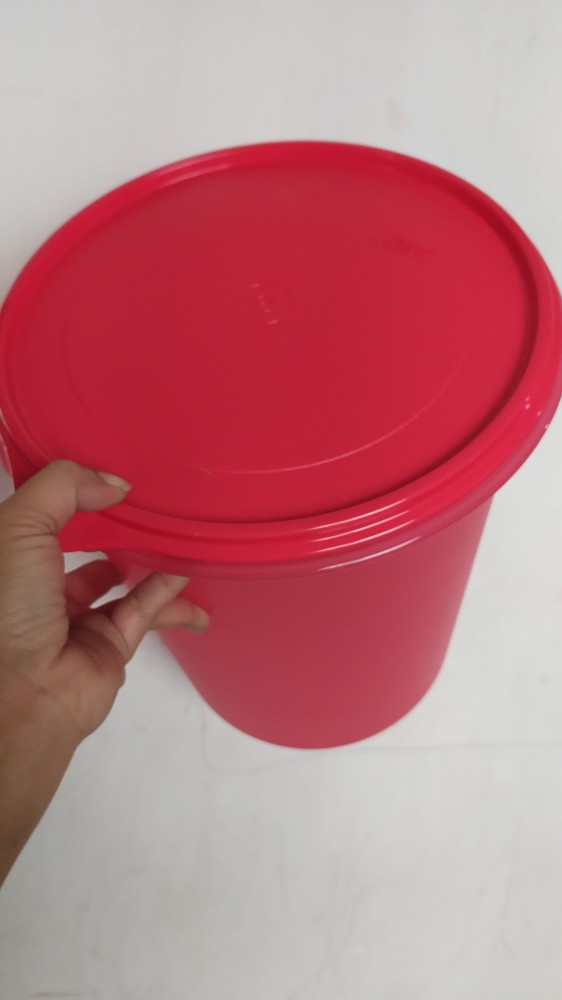 Tall Canister 10l  Merah/ Ungu Muda / Ungu (1 Pcs) Toples Tupwr