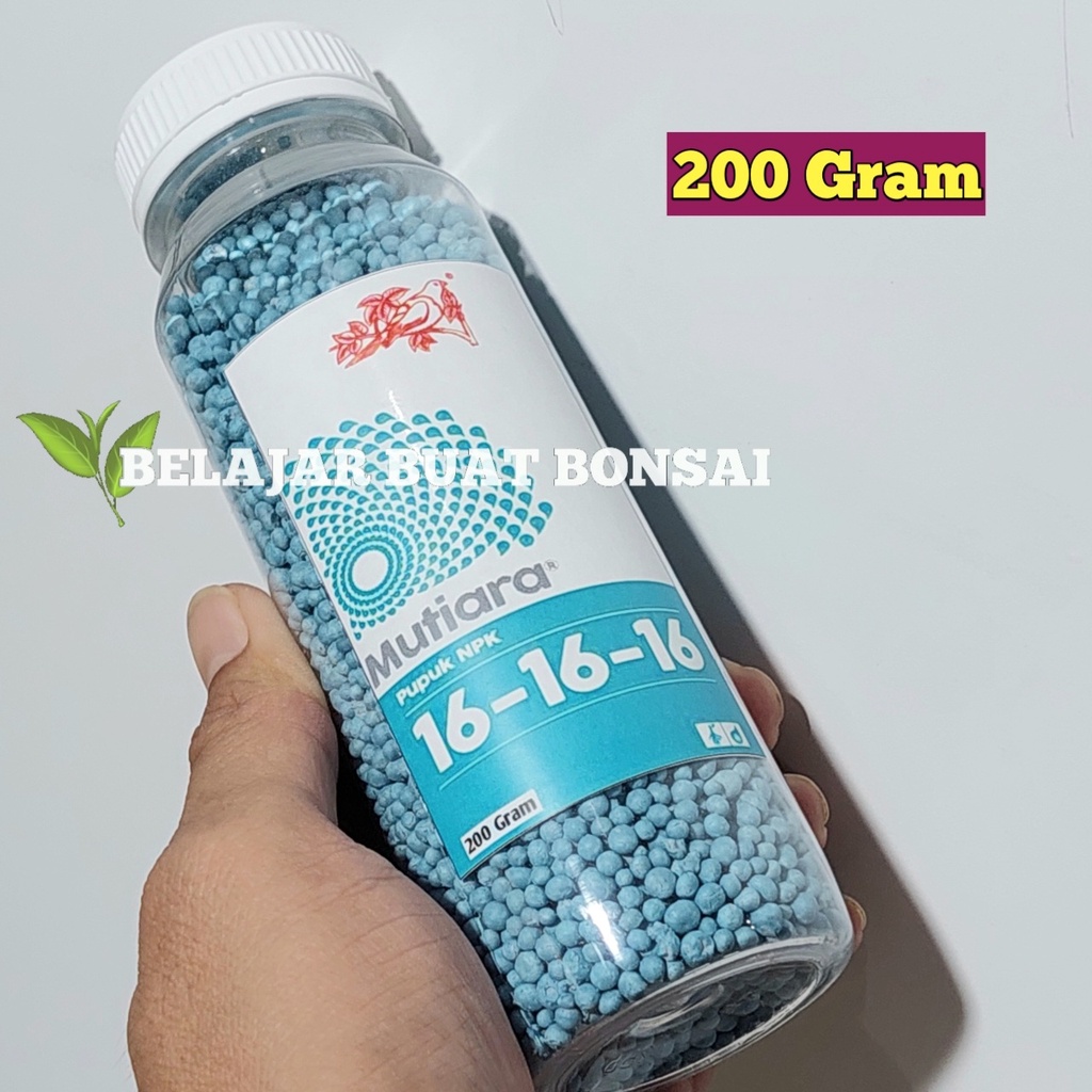 Pupuk Meroke NPK Mutiara 16 16 16 Kemasan Repack 200 Gr