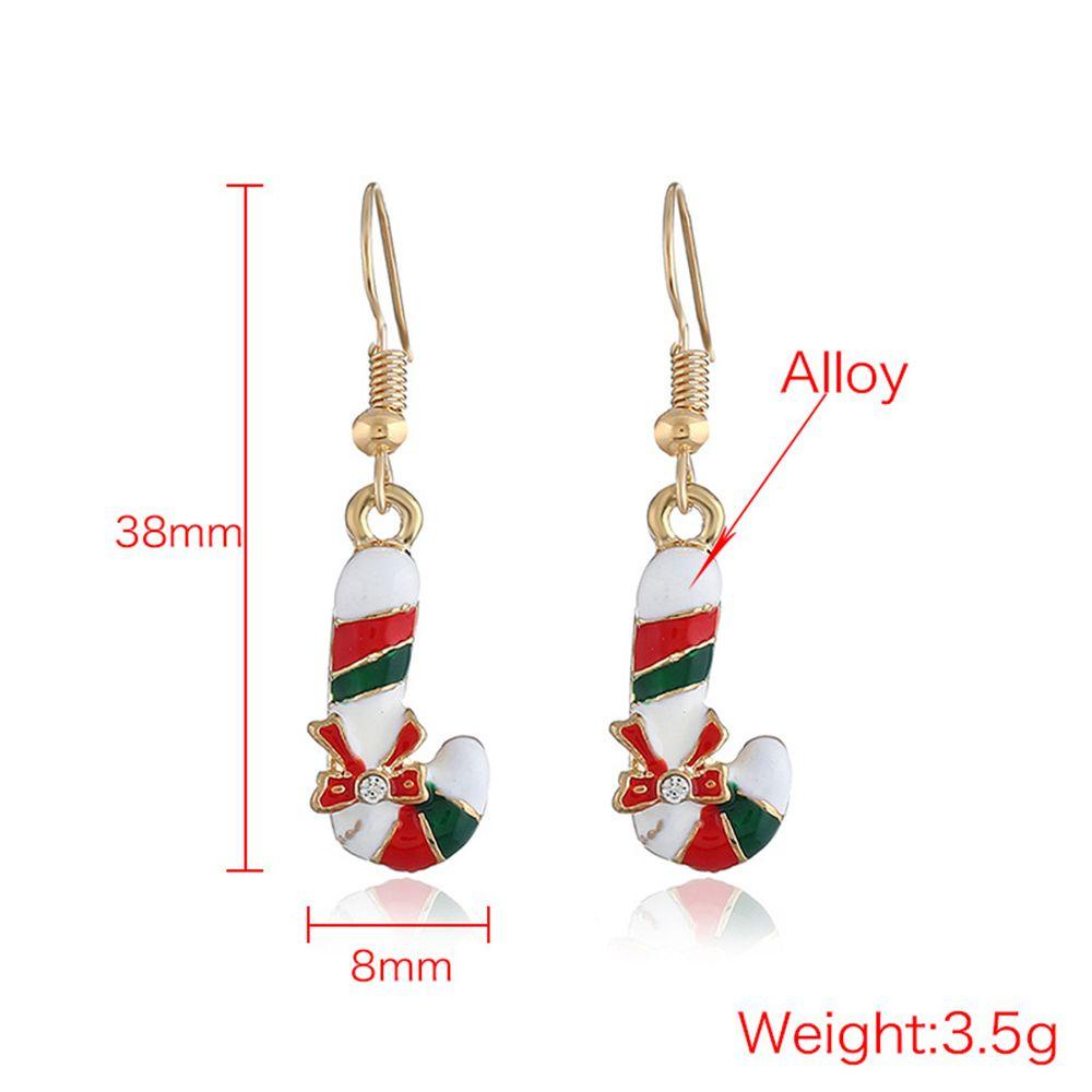 Lily Drop Anting Baru Tahun Baru Pesta Perhiasan Liontin Santa Claus Elk Eardrop Natal Dekorasi