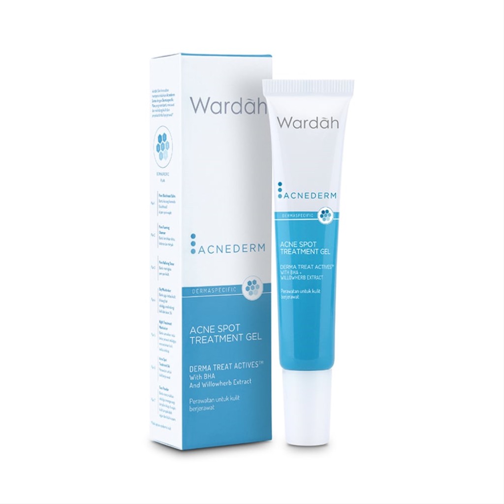 Wardah Acnederm Acne Spot Treatment Gel 15ml