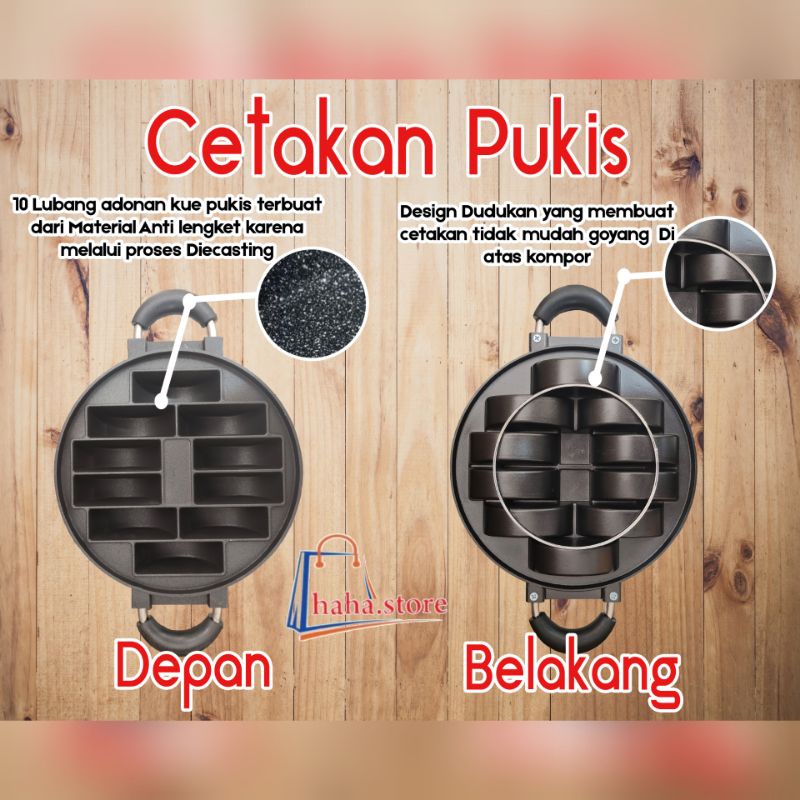 CETAKAN KUE PUKIS / CAKE PAN 10 LUBANG / CETAKAN KUE PANCONG / CETAKAN KUE PUKIS 10 LUBANG / CETAKAN PANCONG / CETAKAN KUE SUGGO