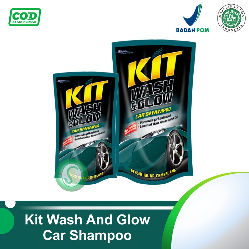 Kit wash and glow car shampoo 400ml / 720ml