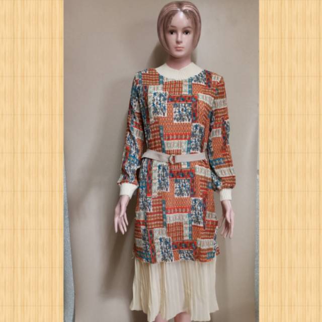Gamis plisket zara import