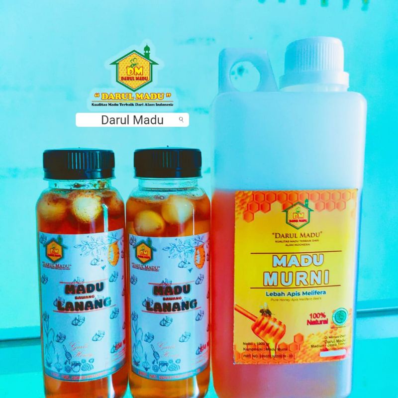 

Madu Bawang Lanang Darul Madu Asli 100% ekstrak bawang lanang / 250ML