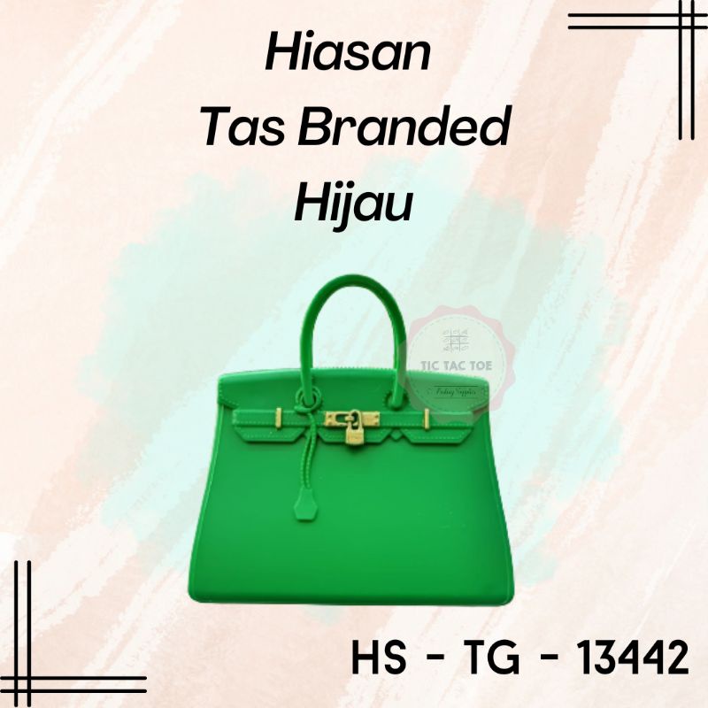 Cake Topper Hiasan Kue Miniatur Tas Branded Bermerk Bag