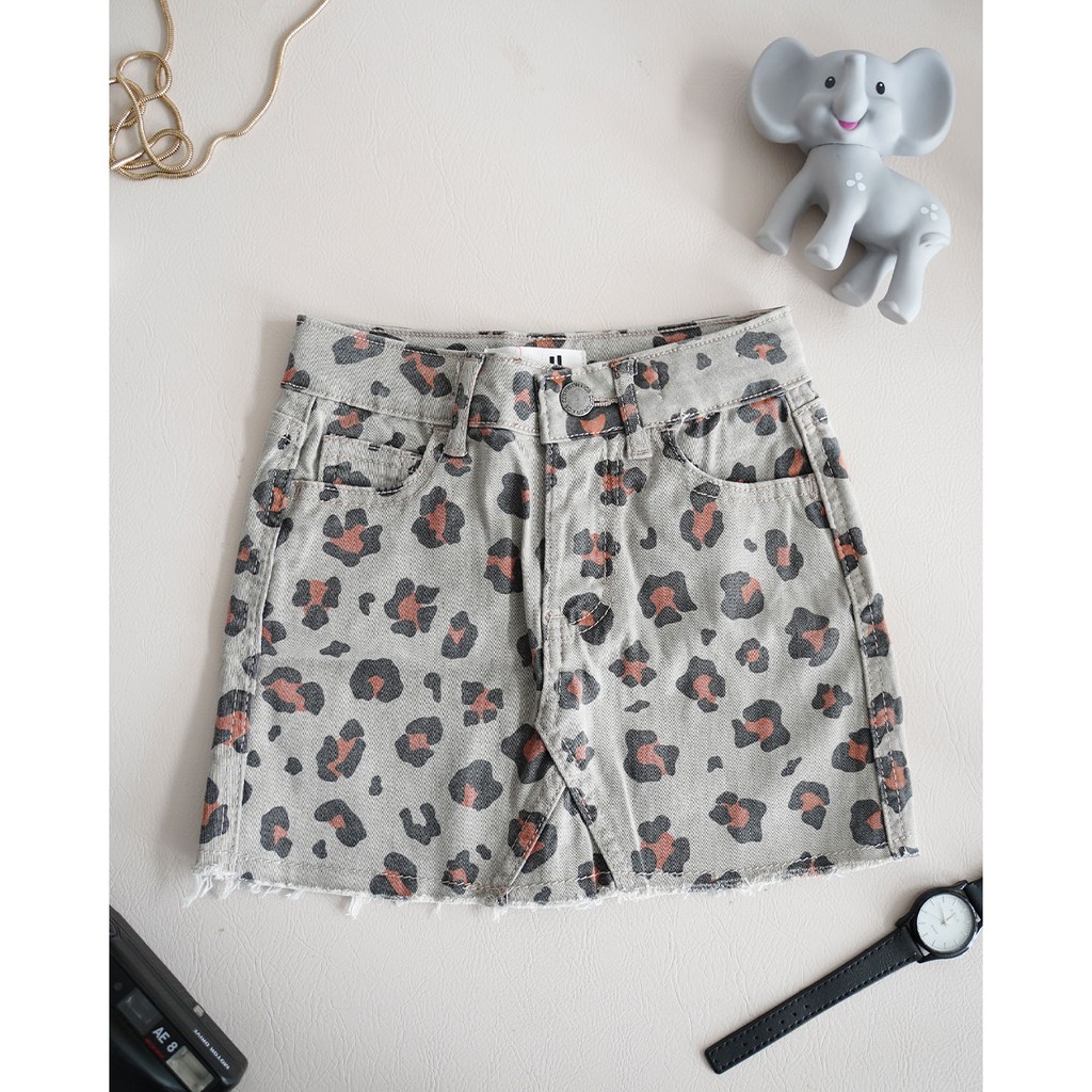 Leopard Lovers / Totool Lovers - Rok Mini Anak by Cotton On Jeans Motif Leopard Macan