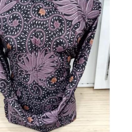 Grosir Batik Jakarta,couple batik ayah anak warna ungu,lilac,Batik Pria Lengan Panjang Premium,moder
