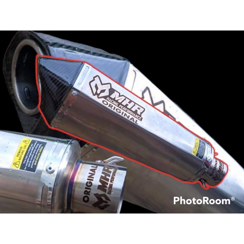 (GRADE A)Silincer Knalpot MHR RACING EVO 1 LONG inlet 50 ORIGINAL